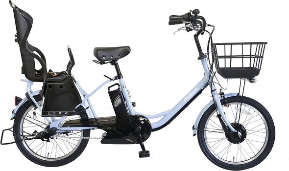 今売れている電動自転車：PELTECH「後チャイルドシート付電動アシスト自転車 TDN-207LPC」