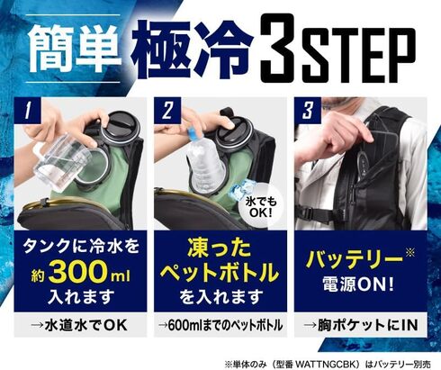 サンコー「全身水冷スーツ」