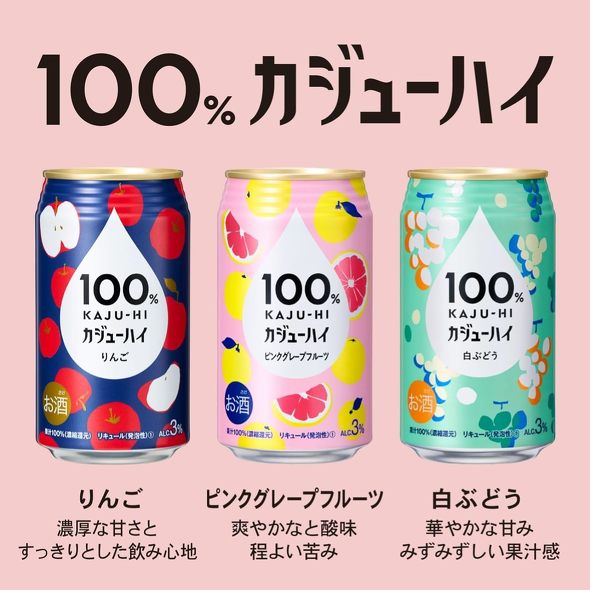 富永貿易　100％カジューハイ