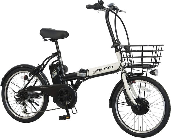 今売れている電動自転車：PELTECH「TDN-208L 20型 電動アシスト折りたたみ 外装6段」