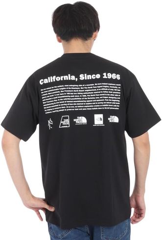 ノースフェイスの夏用Tシャツ：「ショートスリーブヒストリカルロゴティー メンズ」