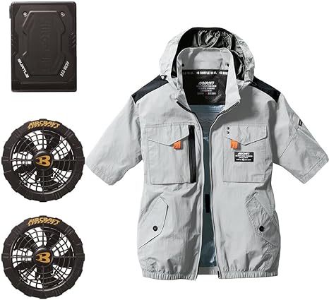 今売れているファン付きジャケット：バートル「空調作業服 エアークラフト AC1156 ファン 22Vバッテリーセット」