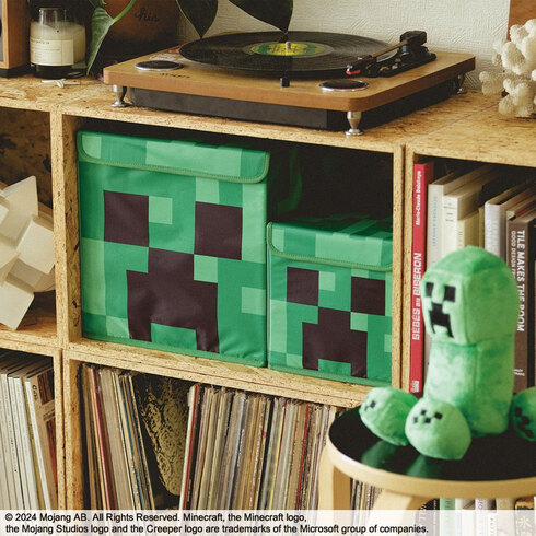 宝島社「MINECRAFT 15周年記念 折りたたみコンテナBOOK クリーパーver.」
