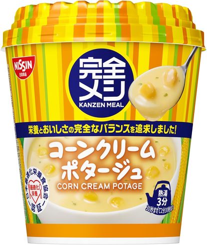 おすすめの完全メシ：「完全メシ コーンクリームポタージュ」
