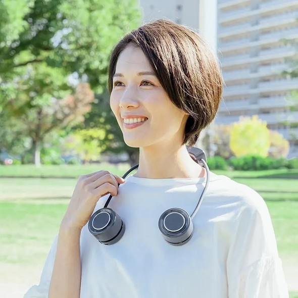 ライフオンプロダクツ「ペルチェ冷却機能コンパクトネックファン」