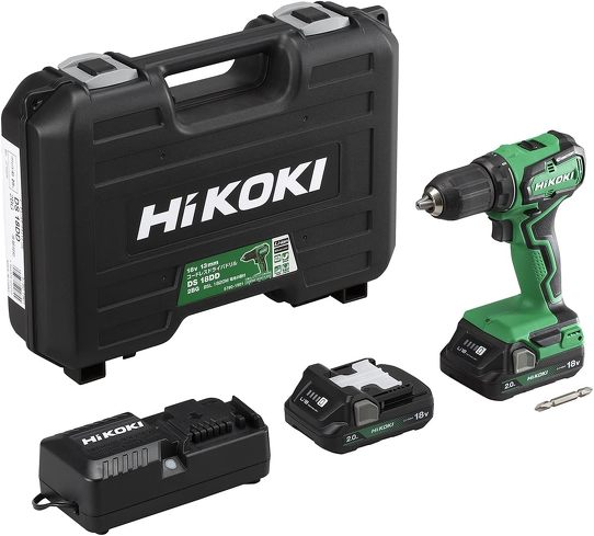 今売れている電動ドリルドライバー:ハイコーキ「18V ドリルドライバー バッテリー2個・充電器・ケース付 DS18DD(2BG)」