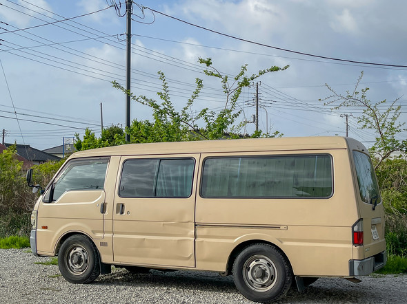 中古のバンを購入