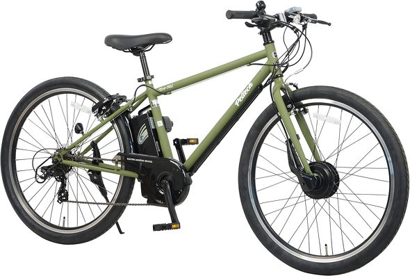 今売れている電動自転車：PELTECH「TDA-712L 電動アシストクロスeバイク」