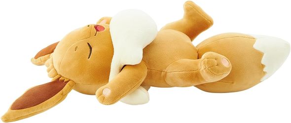 ポケモンセンターオリジナル もっちりぬいぐるみ Pokemon Sleep おやすみイーブイ