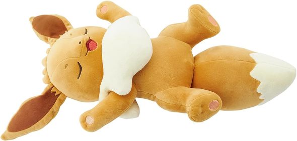 ポケモンセンターオリジナル もっちりぬいぐるみ Pokemon Sleep おやすみイーブイ