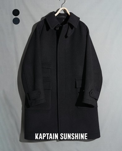 5位:キャプテンサンシャイン「トラベラーコート ネイビー ブラック KS24FCO01」