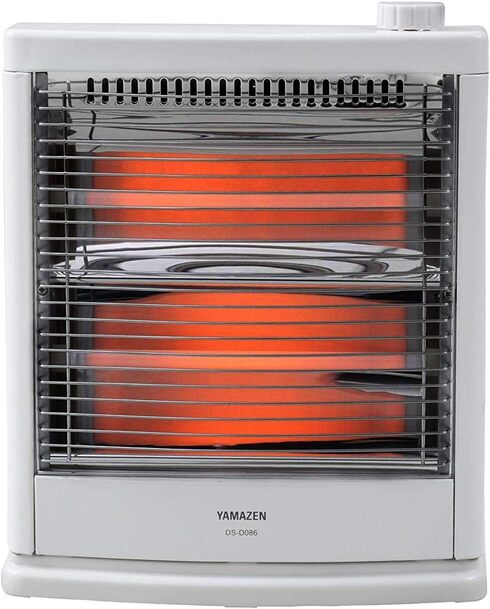 山善「電気ストーブ DS-D086(W)」
