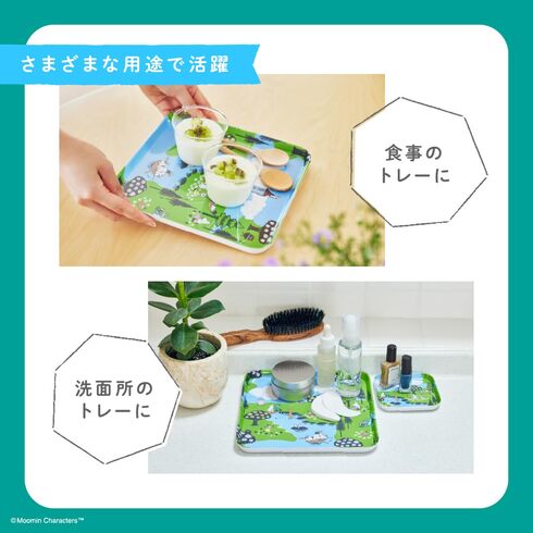 宝島社「MOOMIN 暮らしを彩るマルチトレー 2枚セット BOOK」