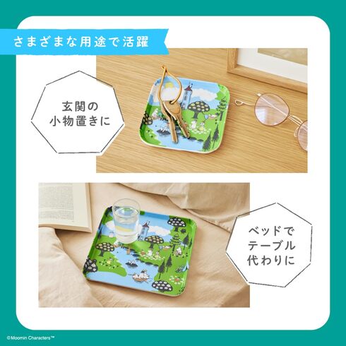 宝島社「MOOMIN 暮らしを彩るマルチトレー 2枚セット BOOK」