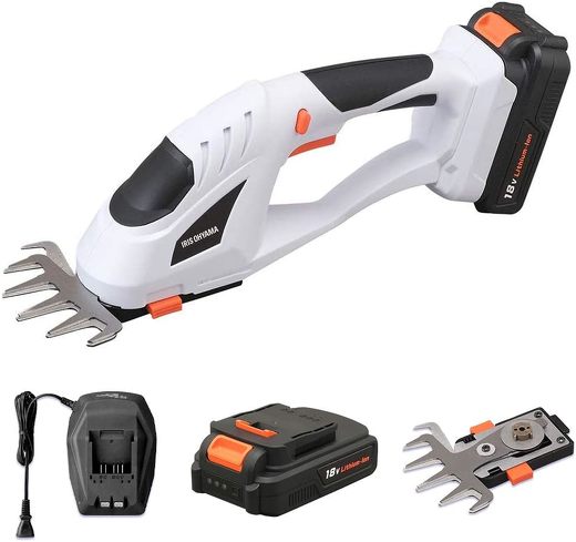 今売れている電動芝生バリカン：アイリスオーヤマ「充電式ハンディバリカン 18V バッテリー付き  JHC1218」