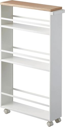 山崎実業 tower ハンドル付きスリムワゴン