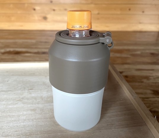 350mlのペットボトルはぴったりサイズ