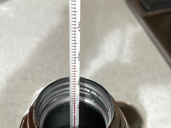 検証開始時には約94度