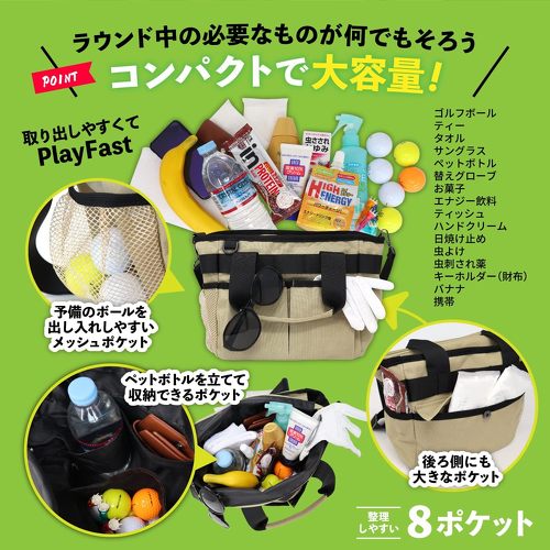 LINOLUNA ラウンドバッグ