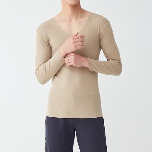 グンゼ Vネック長袖Tシャツ