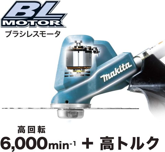 今売れている草刈り機：マキタ「充電式草刈機18V 刈込幅230mmチップソー付 Uハンドル 6Ahバッテリ・充電器付 MUR190UDRG」