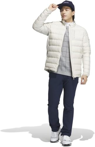 adidas(アディダス)WIND. RDY チェストポケット付き フルジップ ダウンジャケット