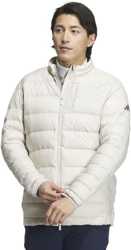 adidas(アディダス)WIND. RDY チェストポケット付き フルジップ ダウンジャケット