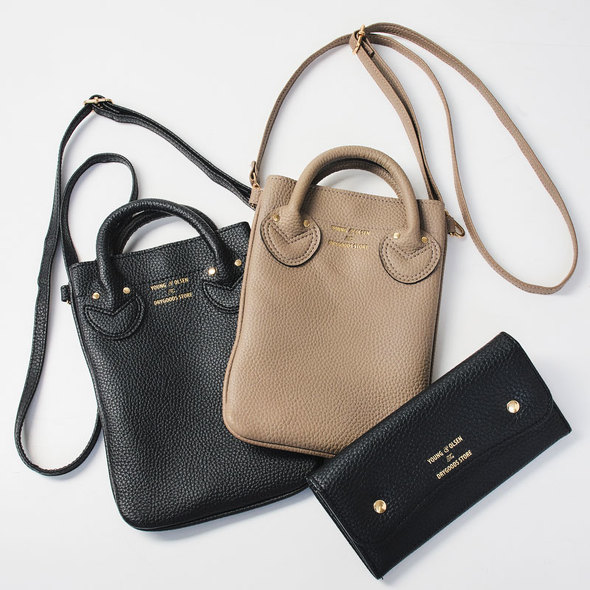 YOUNG & OLSEN The DRYGOODS STORE スマホショルダー BAG BOOK TAUPE