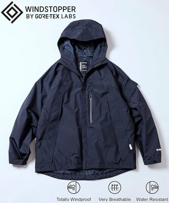 プラスフェニックス SP GORE-TEX WINDSTOPPER 中綿 SHELL PARKA 24AW