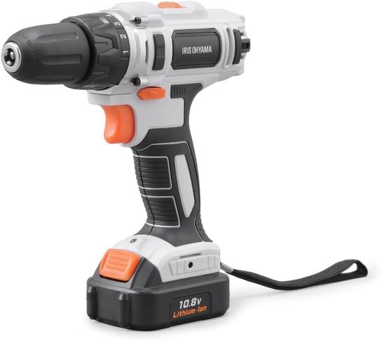 今売れている電動ドリルドライバー:アイリスオーヤマ「電動ドリルドライバー JCD28 充電器・バッテリー・ビット10種付き」