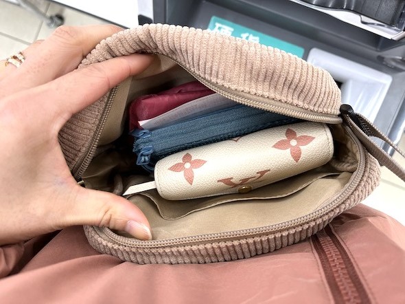 少ない荷物で出かけるときにぴったり