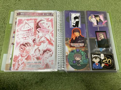 リフィルをグッズに合わせて変えることで1冊にまとめられる