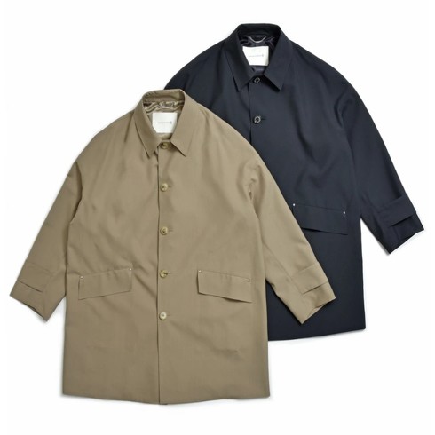 8位：MACKINTOSH「ハンビー ウールポプリンオーバーサイズドバルカラーコート」