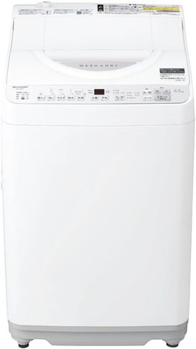 シャープ（SHARP）「タテ型 洗濯乾燥機 ES-TX6H-W」