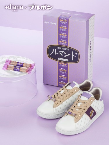 ダイアナ×ブルボン「コートスニーカー」