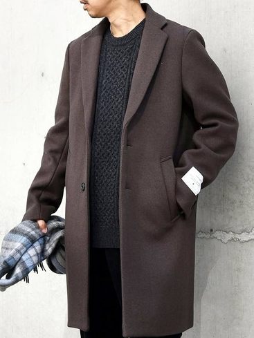 チェスターコート：シップス エニィ「FUTURE MELTON CHESTER COAT」