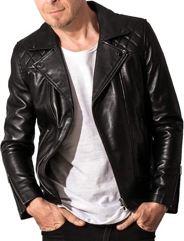 Liugoo Leathers(リューグーレザーズ)パッドダブルライダースジャケット DRY11A