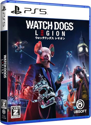 PS5のソフト(オープンワールド):Ubisoft「ウォッチドッグス レギオン」