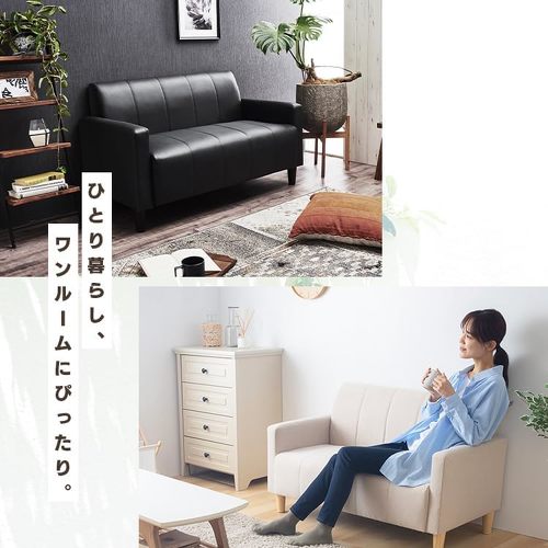アイリスプラザ コンパクトソファ FBS-2P