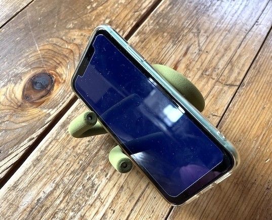 スマホスタンドにできる