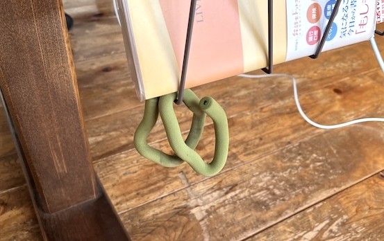どこかに引っ掛けておけばすっきり保管できる