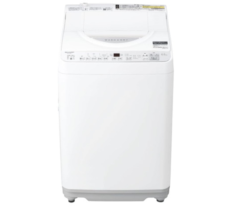 シャープ（SHARP）「タテ型洗濯乾燥機 ES-TX6H-W」