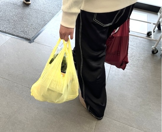 買い物で使ってみた