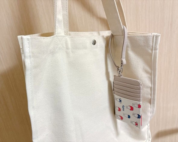 エコバッグに取り付けてみた