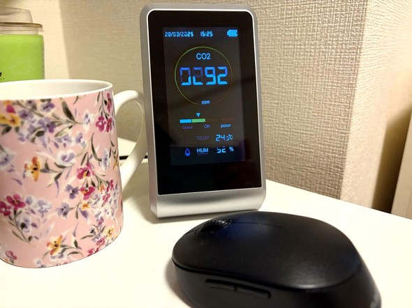 デスク上で稼働するCO2マネージャー