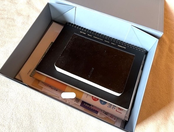 書類やノート類をしっかり収納