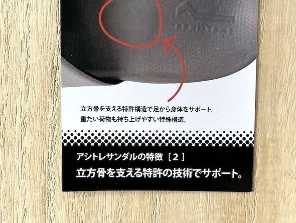 立方骨を支える特殊技術