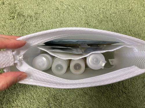 洗面用具をまとめられる収納力も◎