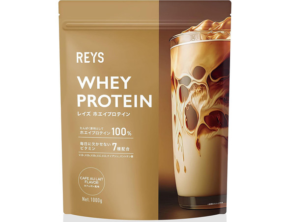 REYS（レイズ）「ホエイプロテイン カフェオレ風味 1kg」