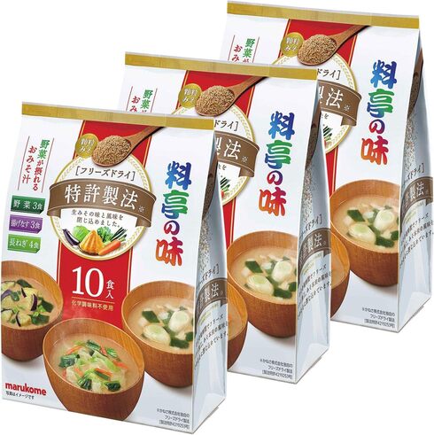 マルコメ「フリーズドライ 料亭の味 アソート 10食×3個」